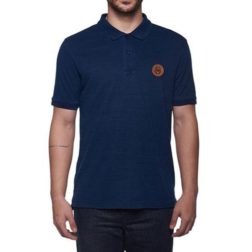 Camiseta Polo Royal Enfield 1901 Azul